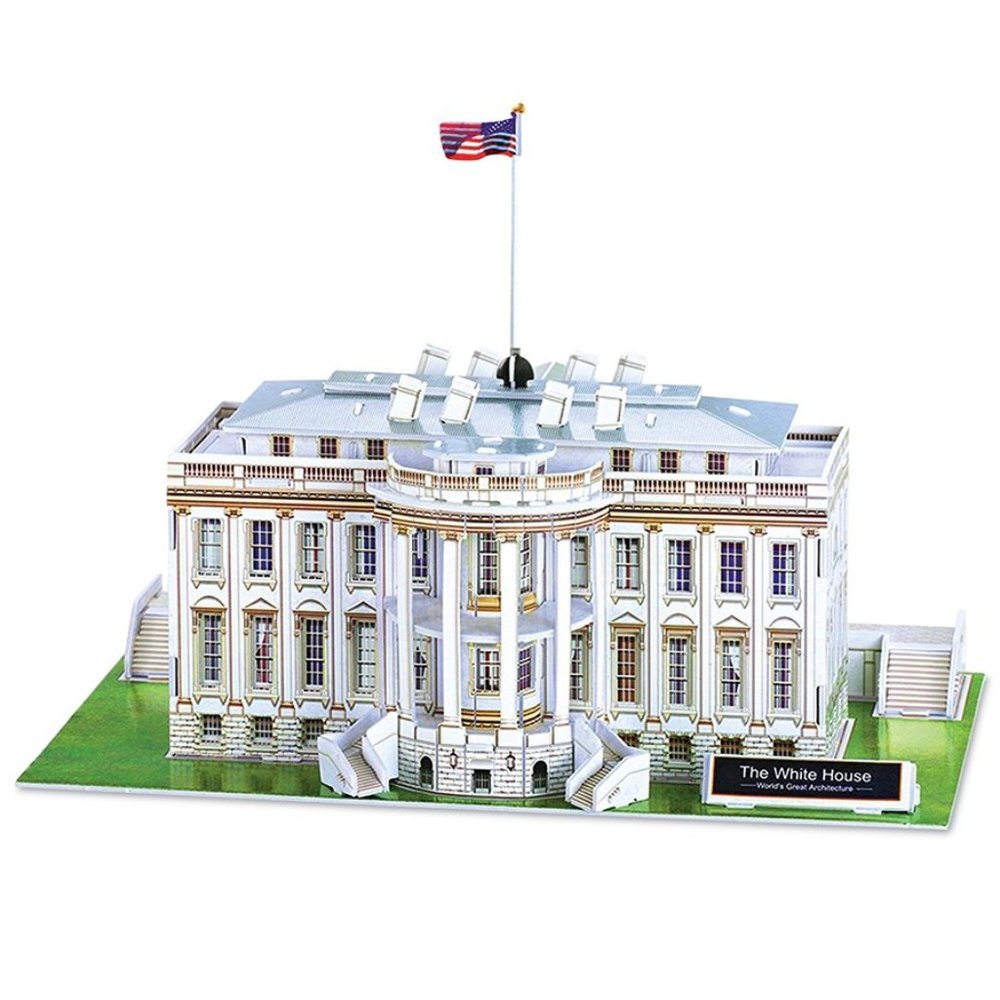 The White House 3-D Architecture Model Kit Puzzle